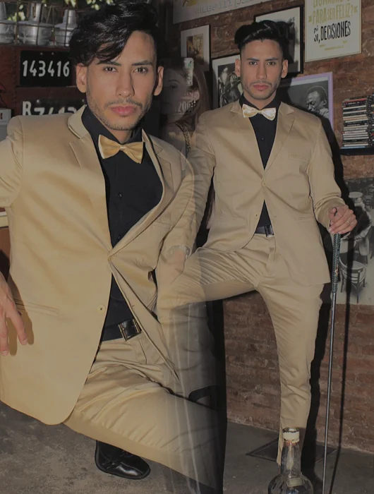 Traje Gabardina Elastizado de Hombre