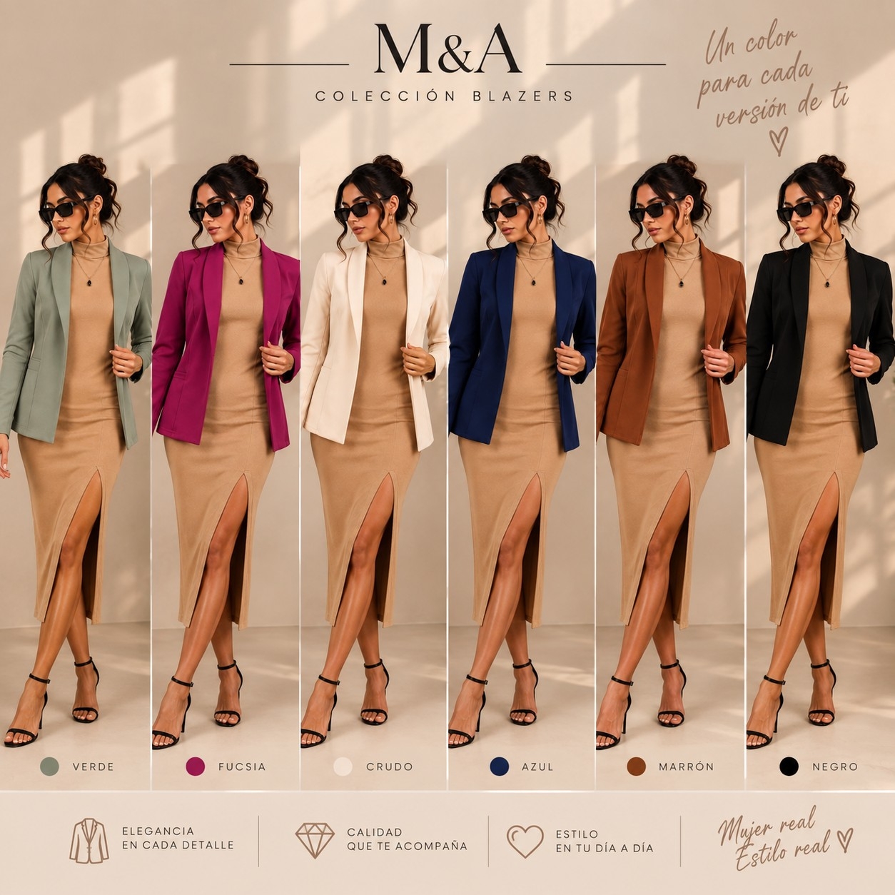 Blazer de Crep Sastrero del Talle 2 al 10 - Imagen 3