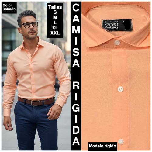 Camisas Lisas Rigidas  Modelo  Semi - Miniatura 6