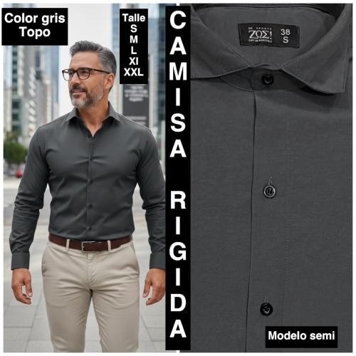 Camisas Lisas Rigidas  Modelo Semi - Miniatura 2