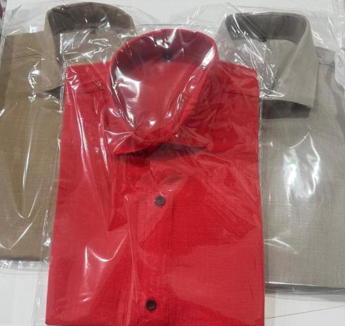 Camisa Lino Cuello Italiano - Miniatura 2