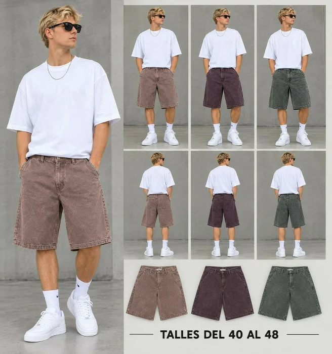 Bermuda Baggy Beige
