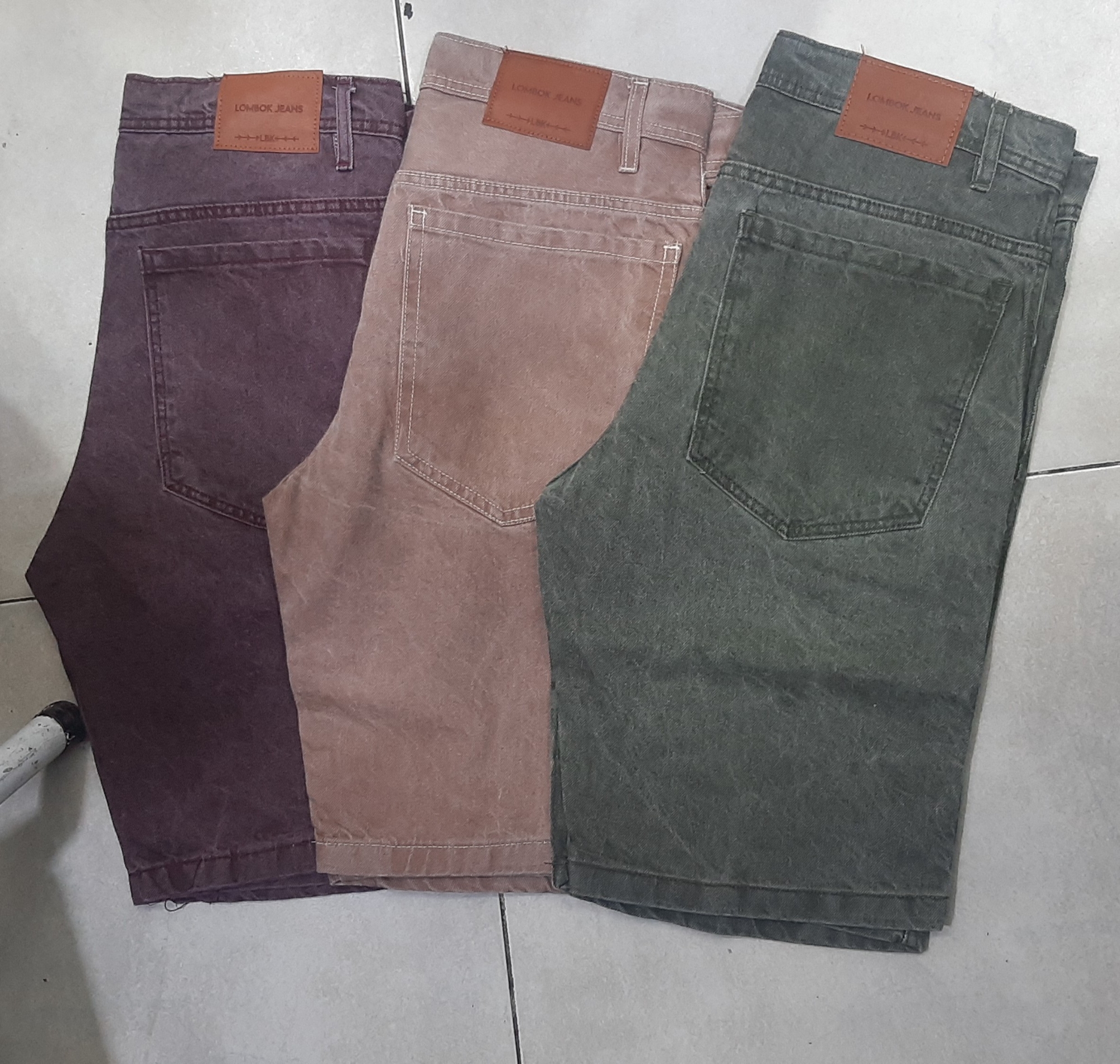 Bermuda Baggy Beige - Imagen 3