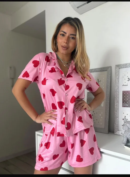 Pijamas Camisa Shorts