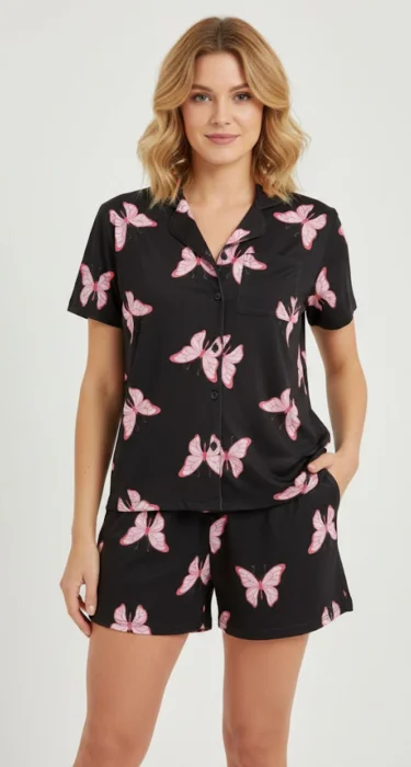 Pijamas Camisa Shorts
