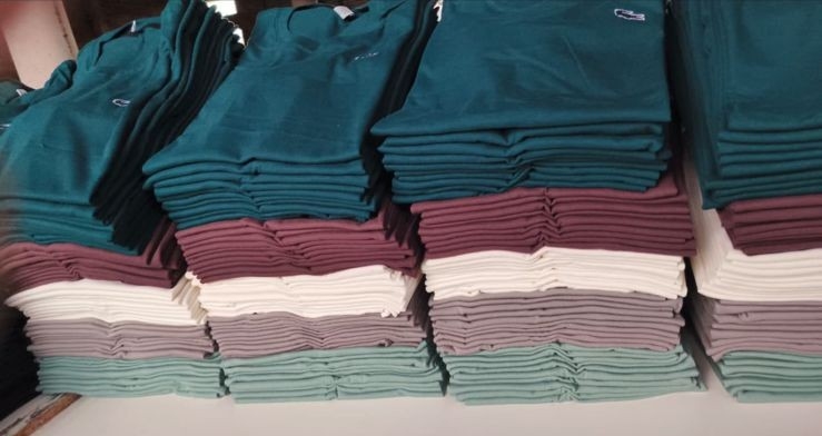 Remeras Lacos  Algodon y Logo Bordado - Imagen 2