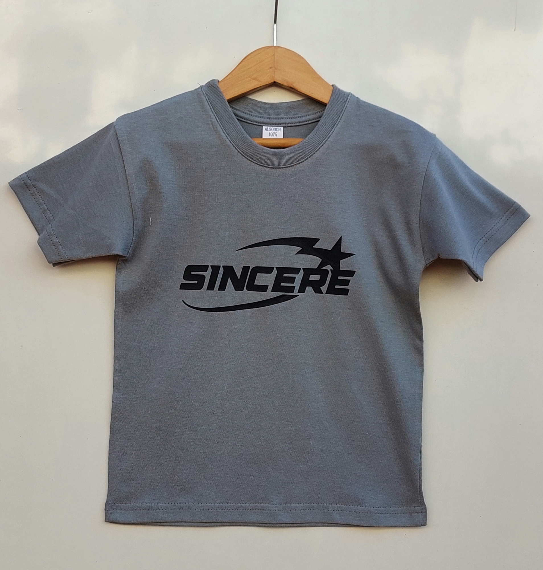 Remera Manga Corta Niños [ Corte Clasico]  ( 100% Algodón Peinando ) - Imagen 3