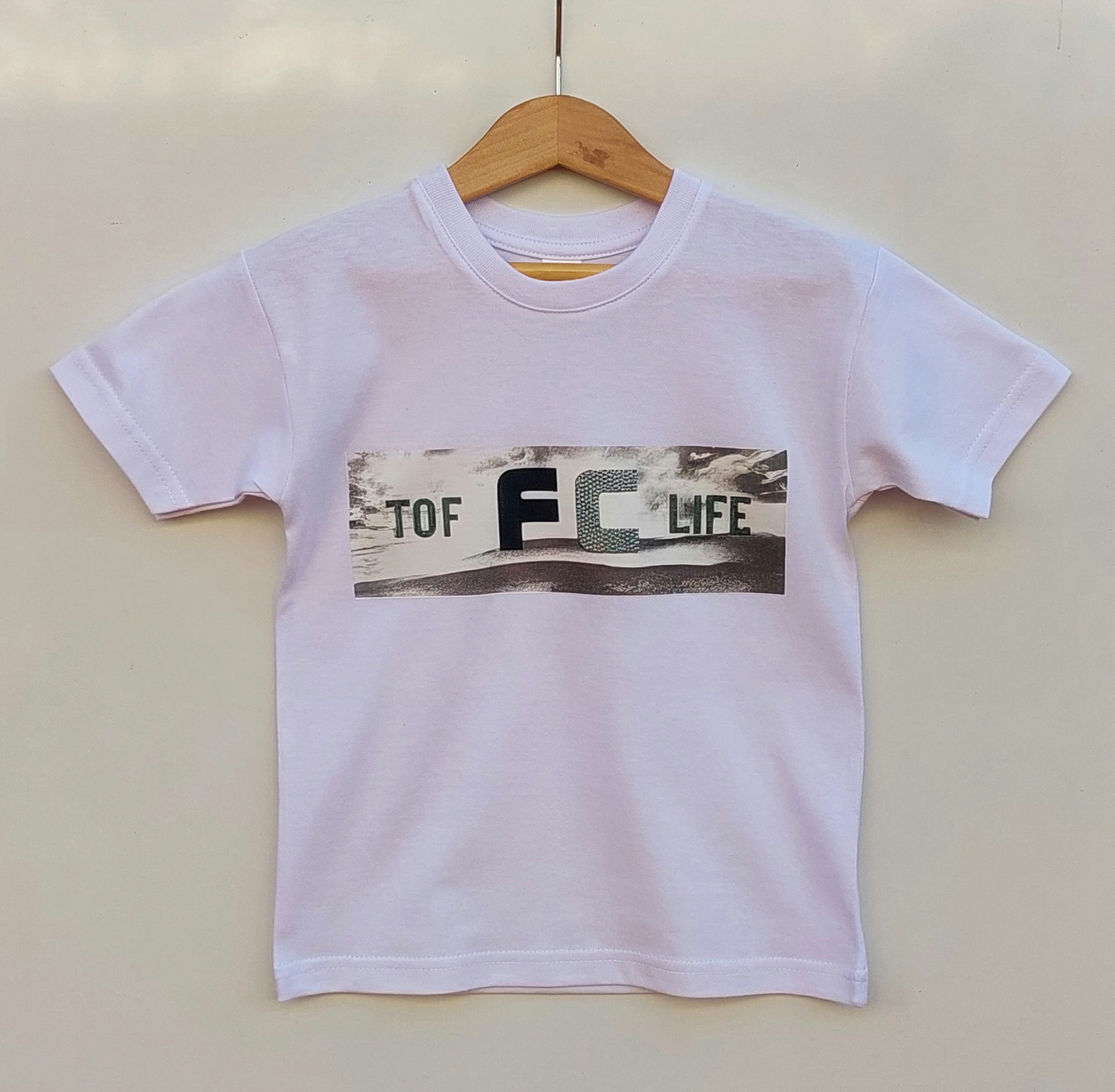 Remera Manga Corta Niños  Top Fc Life [ Caprte Clasico ]  ( 100% Algodon Peinando ) - Imagen 2