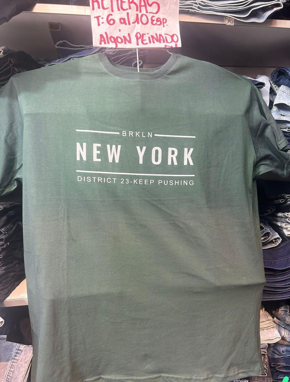 Remeras Hombre Talles Especiales Algodón Peinado - Imagen 6