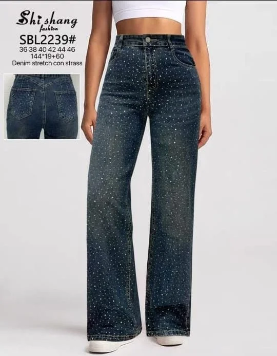 Pantalón Verde Óxido Elastizado con Brillo