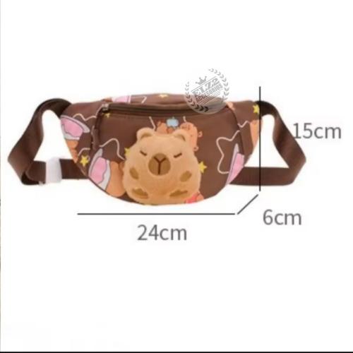 Riñoneras Importadas Infantiles con Prendedor de Capibara - Miniatura 5