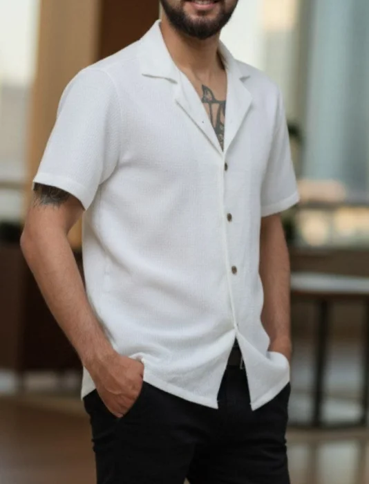 Camisa de Wafle Algodón