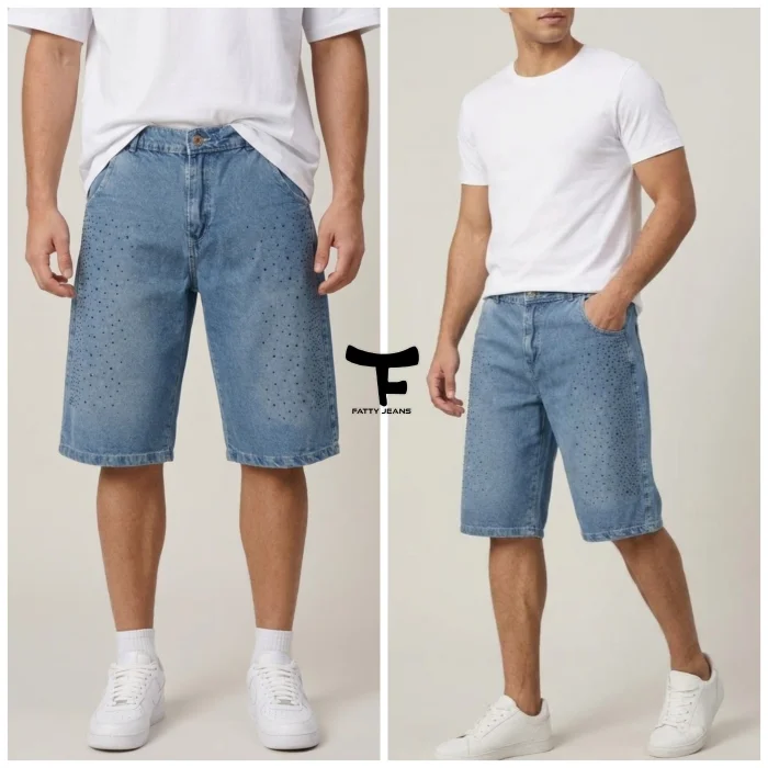 Bermuda Baggy C/strass de Hombre