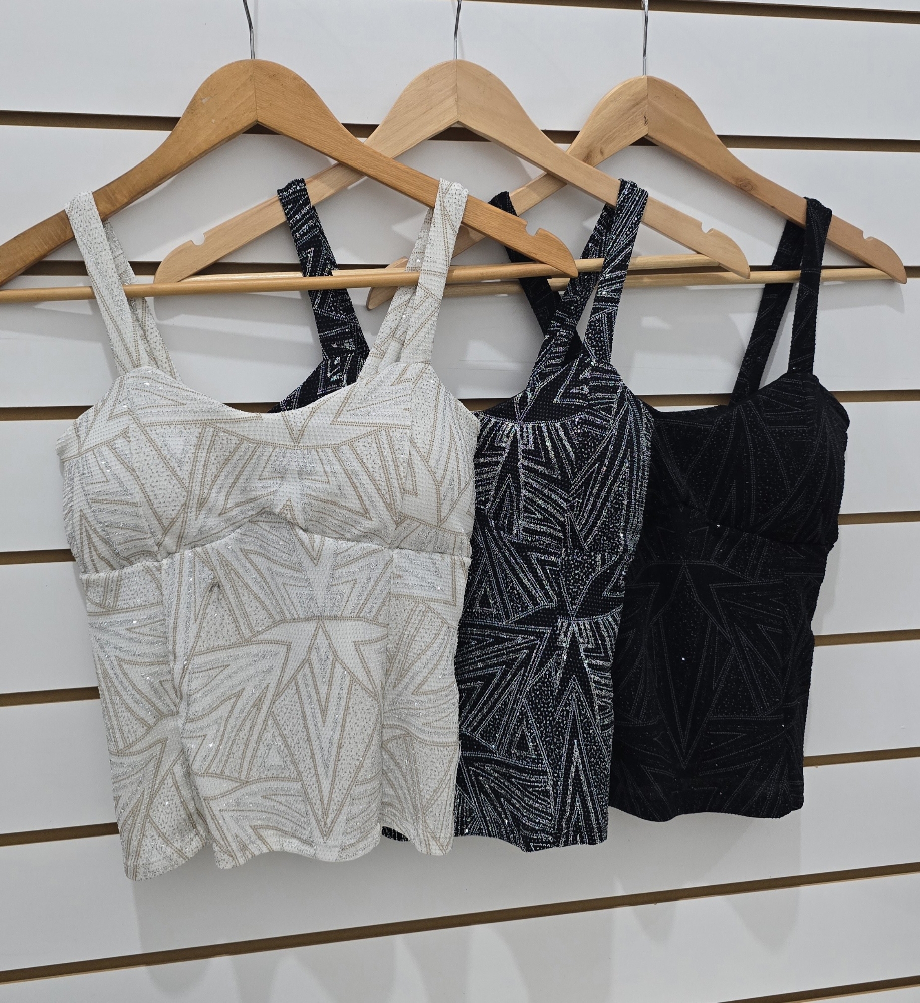 Top Corset C/taza - Lurex Estrella - Imagen 2