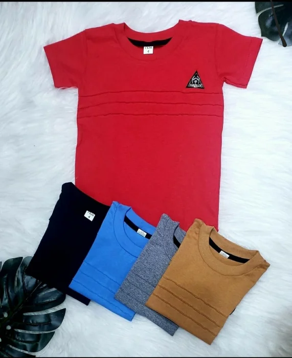 Remera M/corta de Algodón de Nena