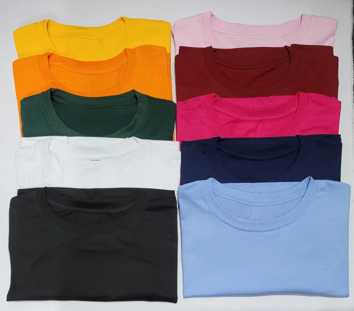 Crop Top Oversize Lisas de Jersey Algodón Peinado 24/1