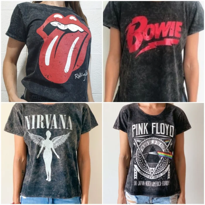 Remeras Bandas Nevadas y Batik