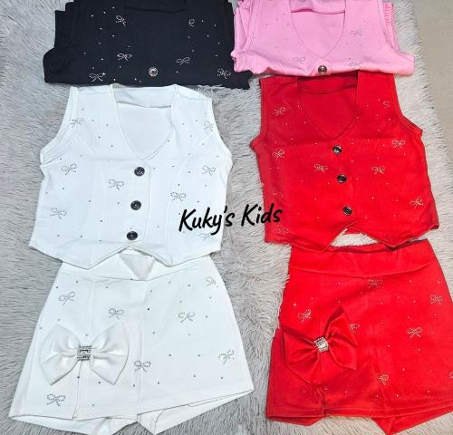 Conjunto Barby  Sastrero  con Shortpollera Nena