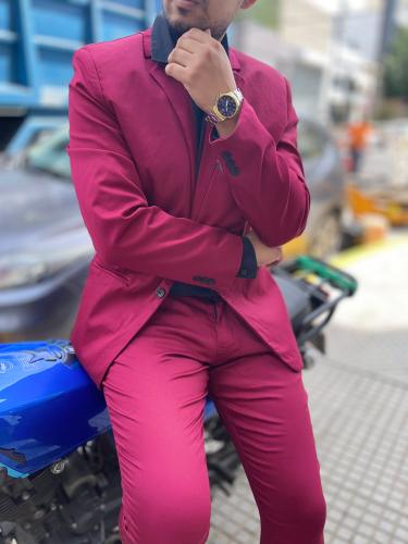 Traje de Gabardina Cotton Saten de Hombre - Miniatura 6