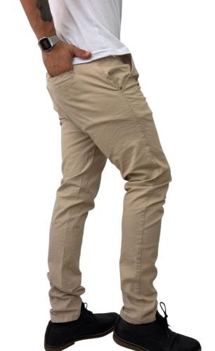 Pantalón Bolsillo Chino Gabardina Elastizada - Miniatura 3