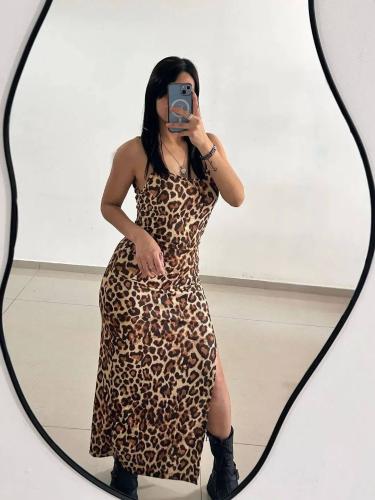Vestido Morley Premium con Tajo