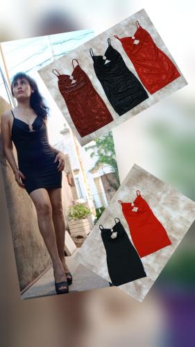 Vestidos de Fiesta con con Argolla, Brilloso y sin Brillo..