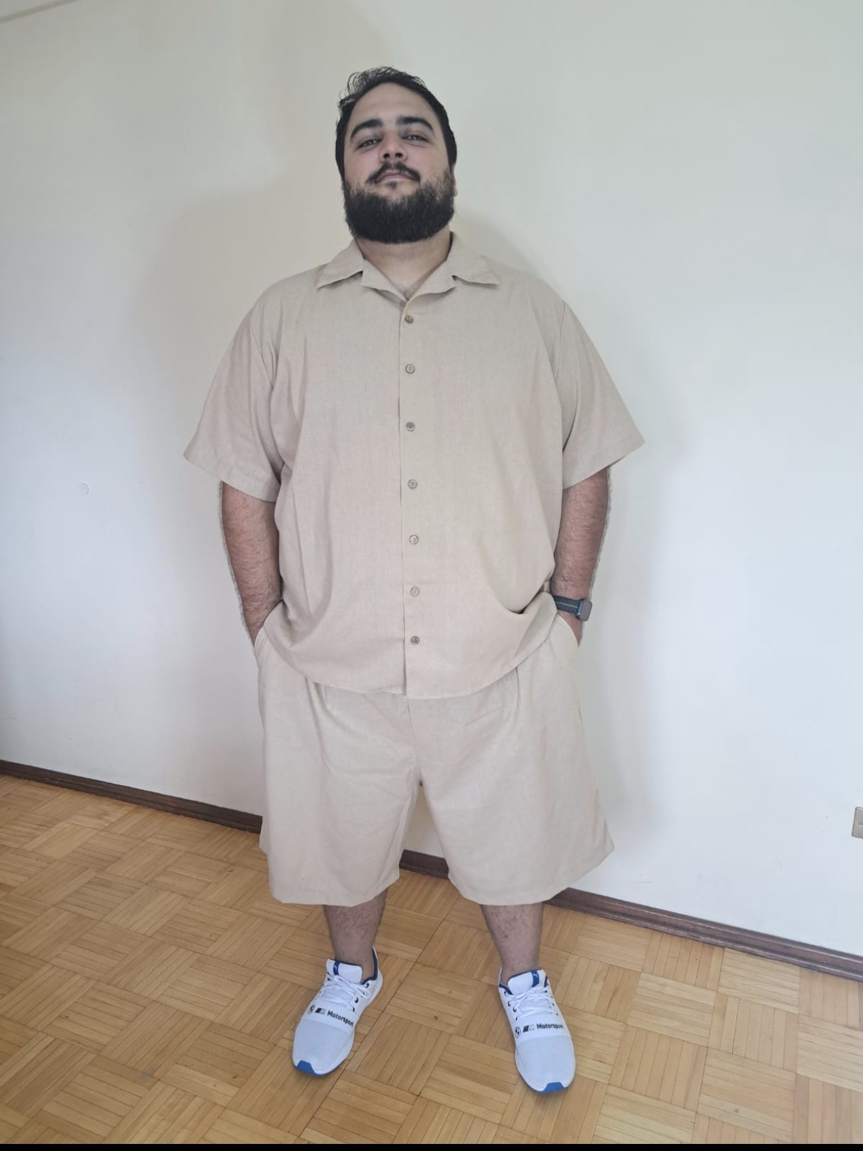 Camisa Lino Sastrero Talles Especiales - Imagen 3
