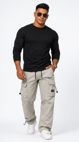 Pantalon/bermuda Gabardina Yd Cargo
