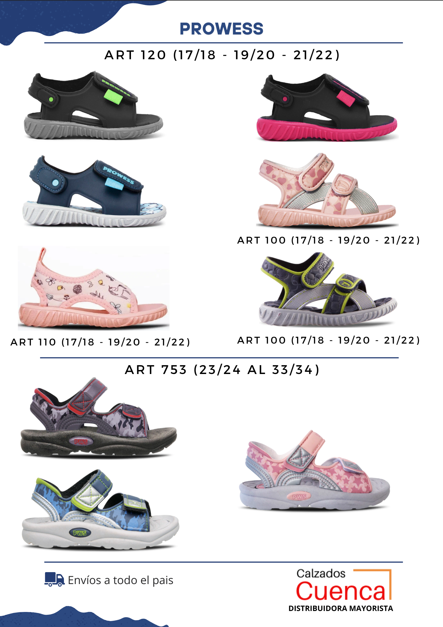 Sandalia de Goma Verano de Niños: Prowess 753 (23/4  al 33/34) - PROWESS%20100%20-%20753.png