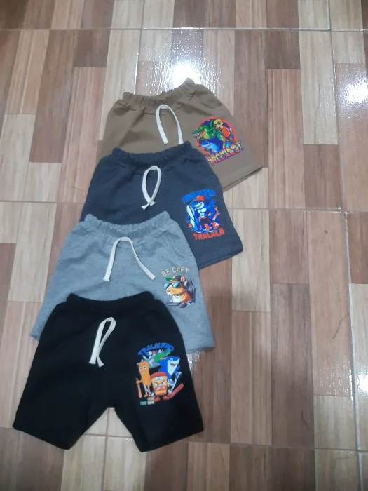 Short Rustico de Bebé Estampado Tralalero Tralala