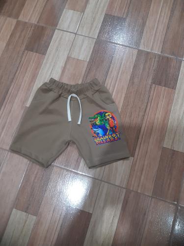 Short Rustico de Bebé Estampado Tralalero Tralala - Miniatura 2