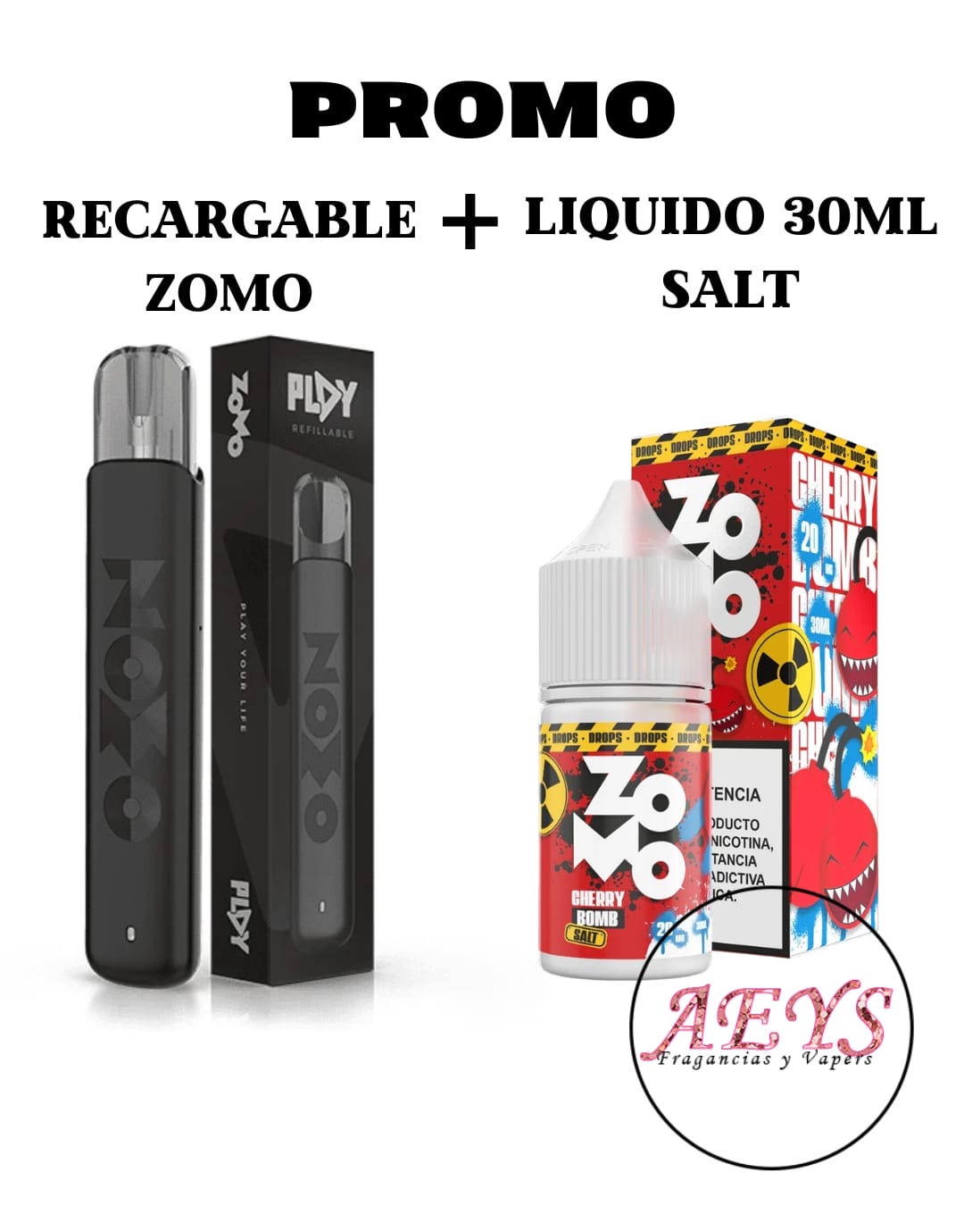 vaper recargable POD RECHARGEABLE 4 EN 1 BLUE BURST VAPEAME main image 1