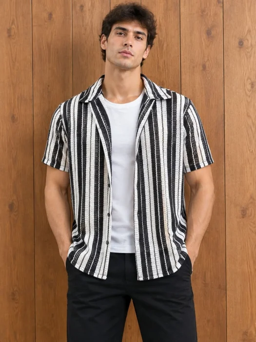 Camisa Crochet Tejido