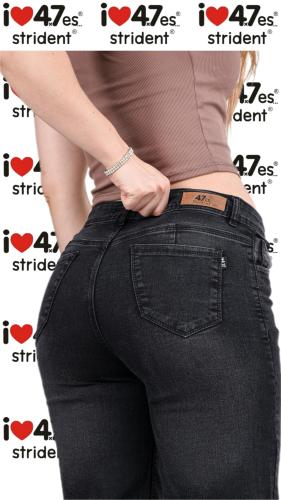 Wide Leg Elastizado Gris Localizado - Miniatura 3