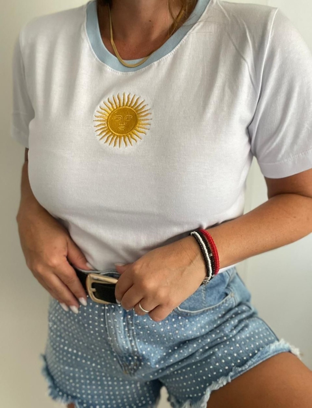 Remera Tendencia Sol Bordado - Imagen 2