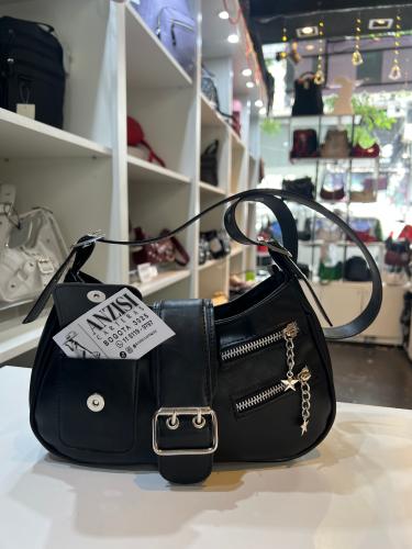 Cartera Mini Bag Baguette Cierre Metal Excelente Calidad - Miniatura 2