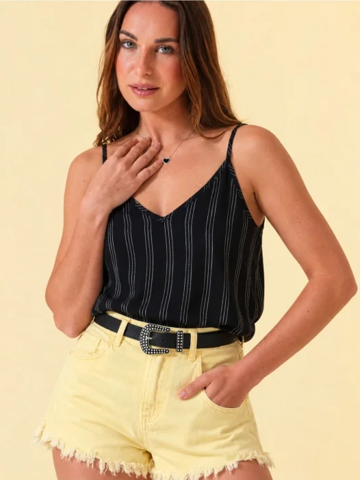 Blusa Rayas Lurex