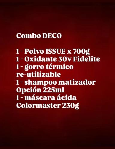 Combo Deco. Issue+ 30v Fidelite + Gorro Térmico+ Matizador+ Máscara Ácida - Miniatura 3