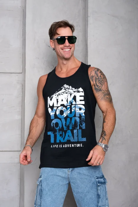 Musculosas Hombre Algodón Peinado