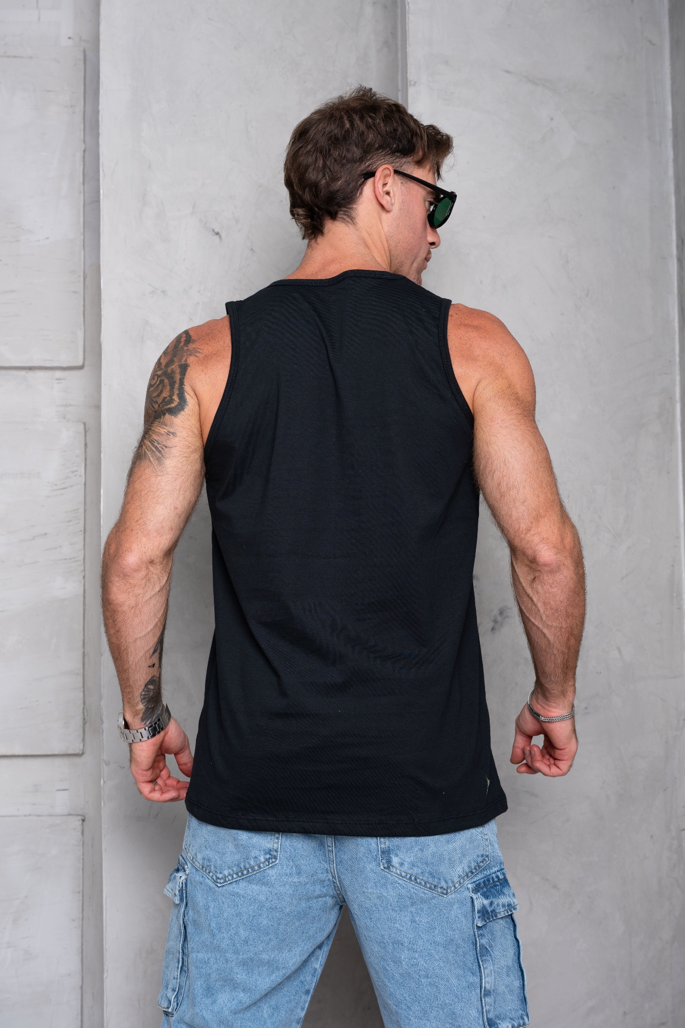 Musculosas Hombre Algodón Peinado - Imagen 5