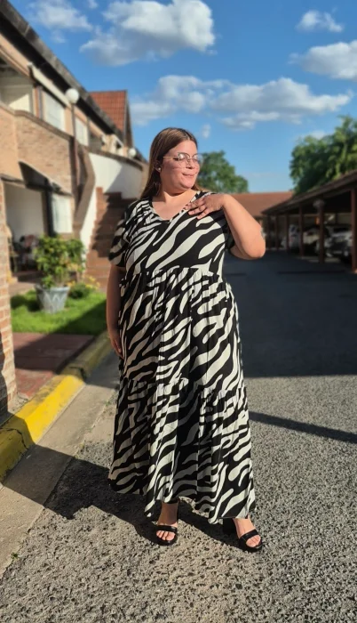 Vestido Katrina Cebra