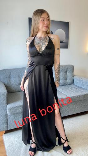 Vestidos Satén Dos Tajos Taza