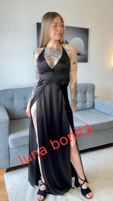 Vestidos Satén Dos Tajos Taza
