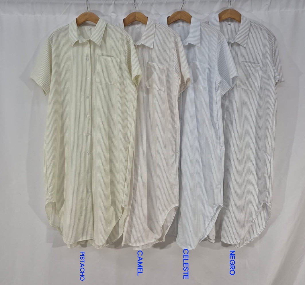 Camisa Vestido Valencia(l,2xl) - Imagen 2