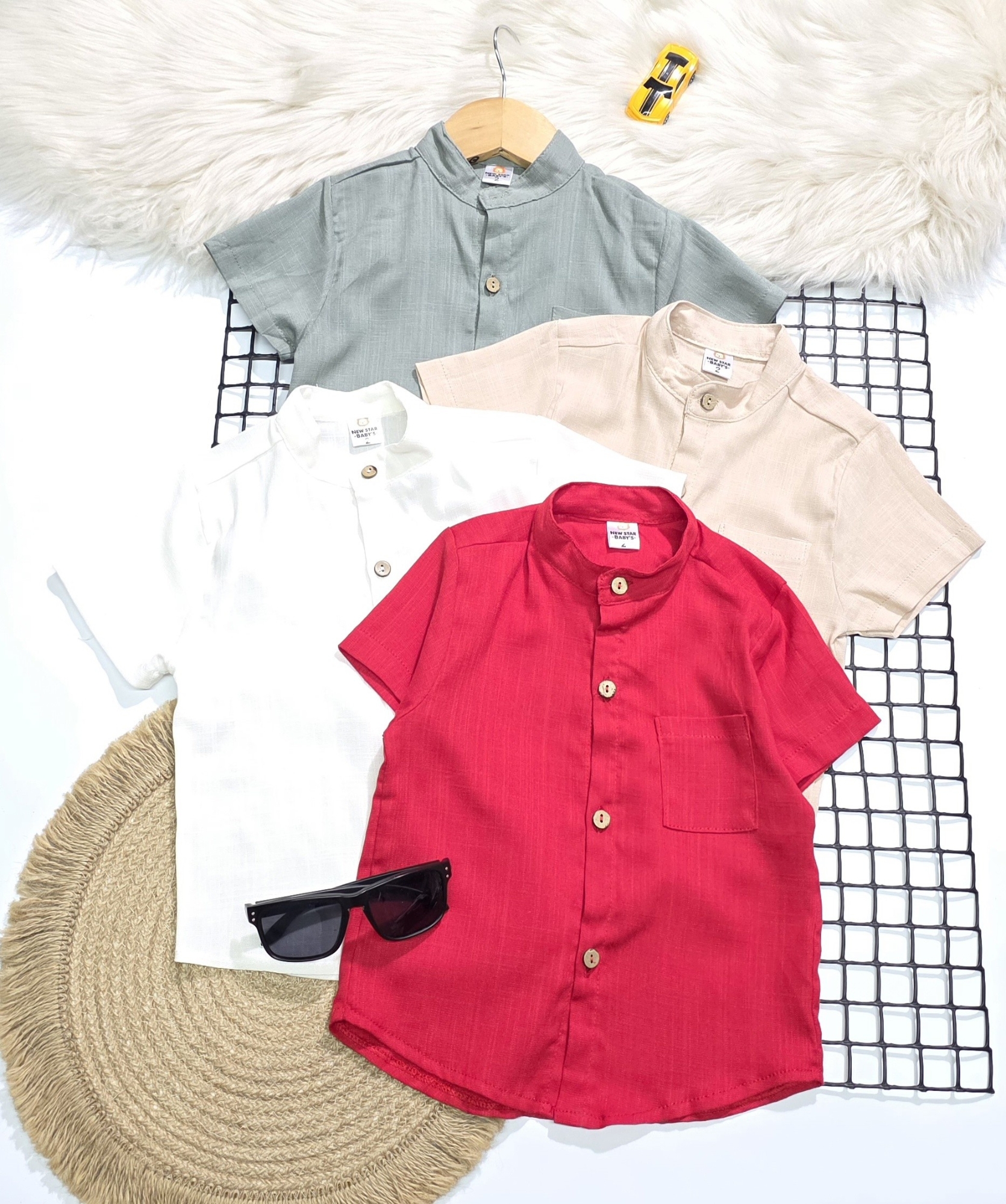 Camisa Cuello Mao Bebe - Imagen 3