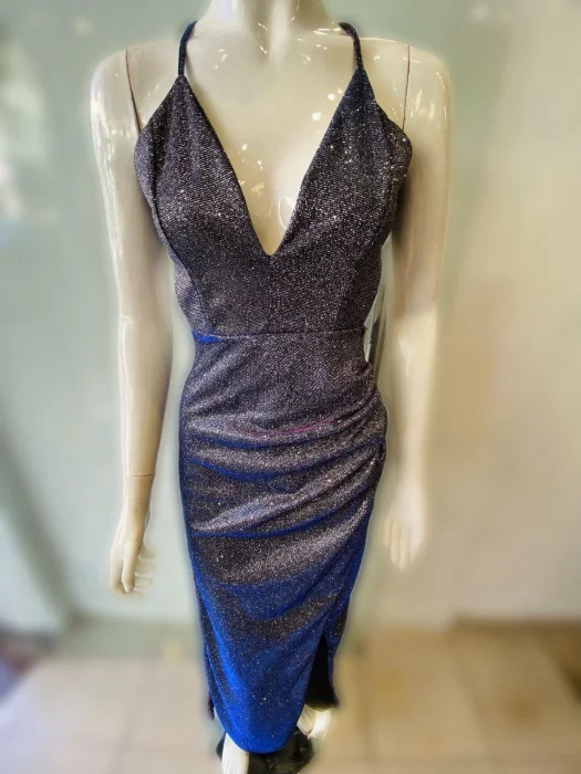 Vestido V Tabla Gliter