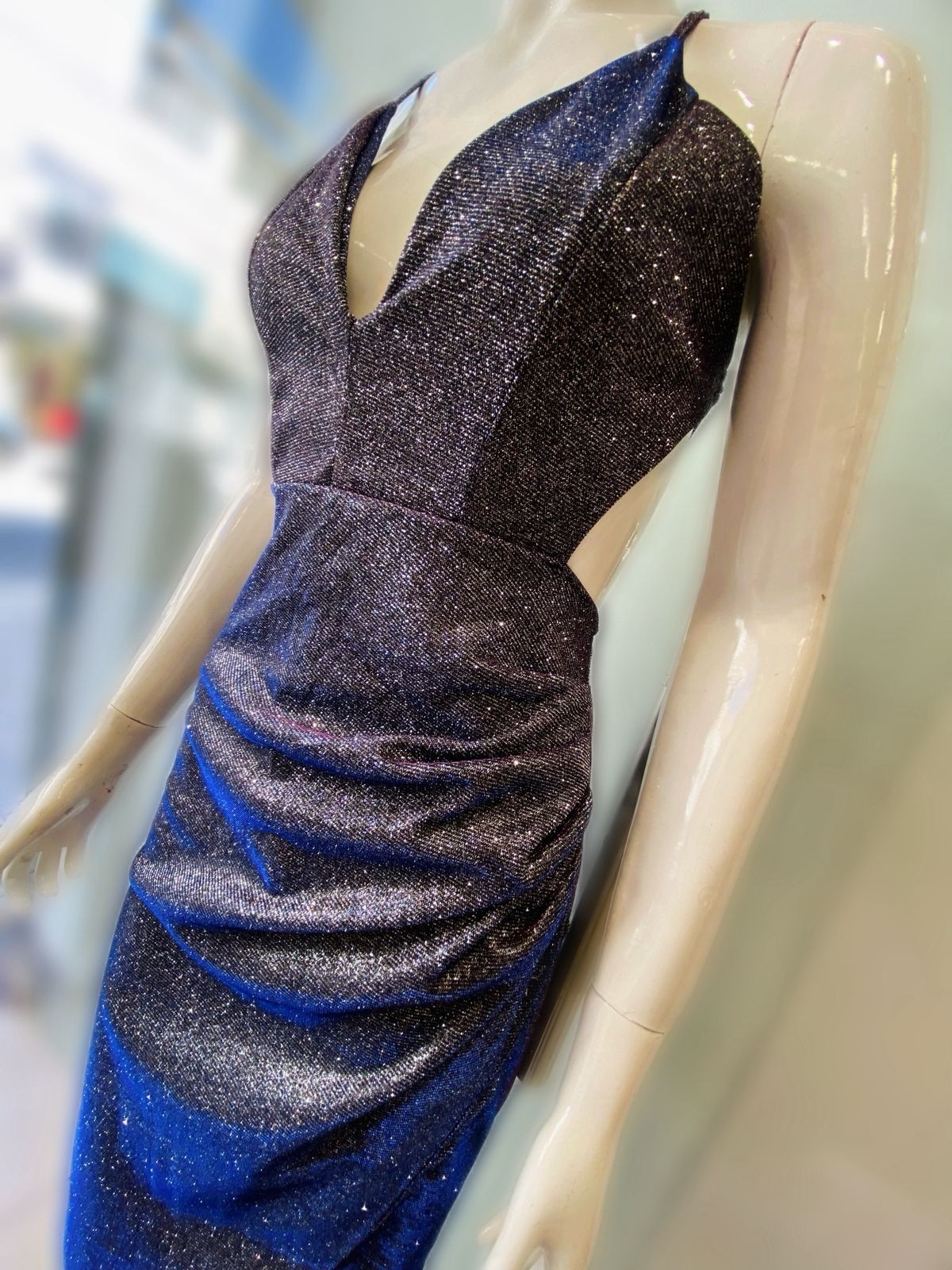 Vestido V Tabla Gliter - Imagen 2