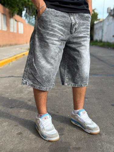 Bermuda Baggy Gris Clara - Miniatura 2