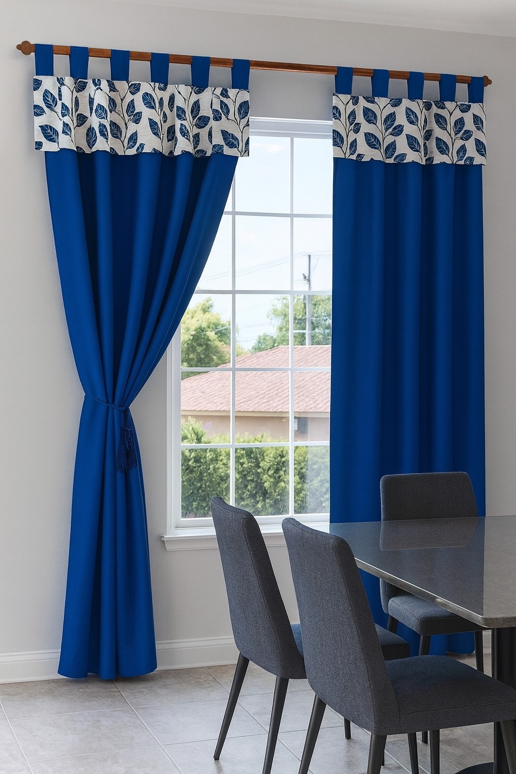 Cortina Tropical Larga con Faldon - Imagen 2