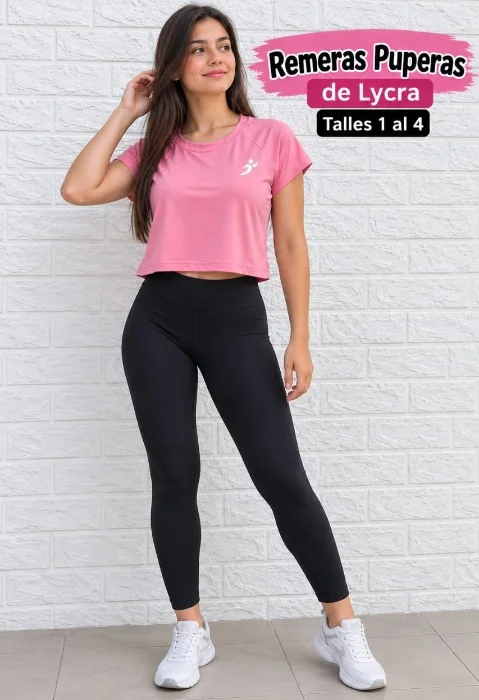Remeras (puperas)de Laycra